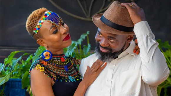 Bongani Nxumalo was happy to see his wife, Mathapelo Nxumalo clearly for the first time. 