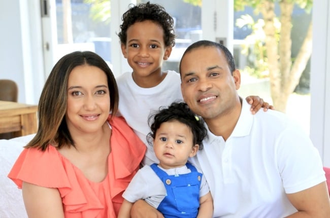 Actor Theodore Jantjies, his wife, Tammy, and their sons, Shiloh and baby Soul. (PHOTO: Corrie Hansen)
