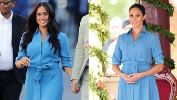 The Duchess of Sussex rocked a Veronica Beard repeat, and we approve
