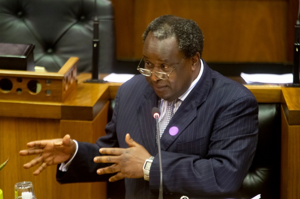Tito Mboweni delivered the medium-term budget policy statement on Wednesday. Picture: Jaco Marais