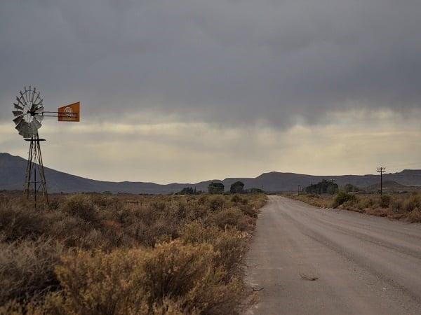 Reën in die Karoo. Foto: Nadia van der Colff