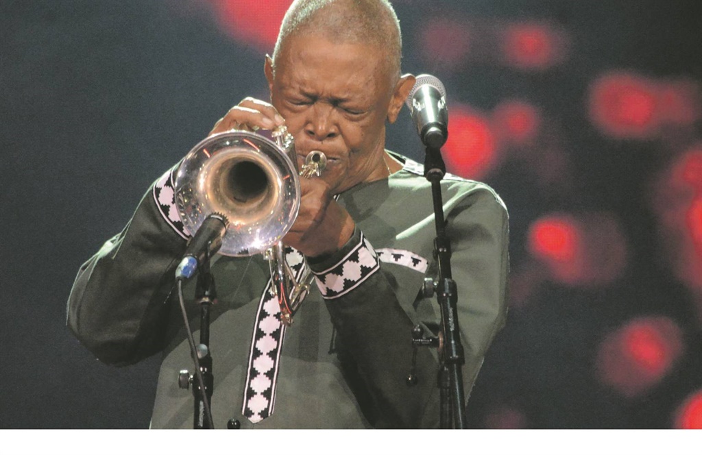Trumpeter Hugh Masekela