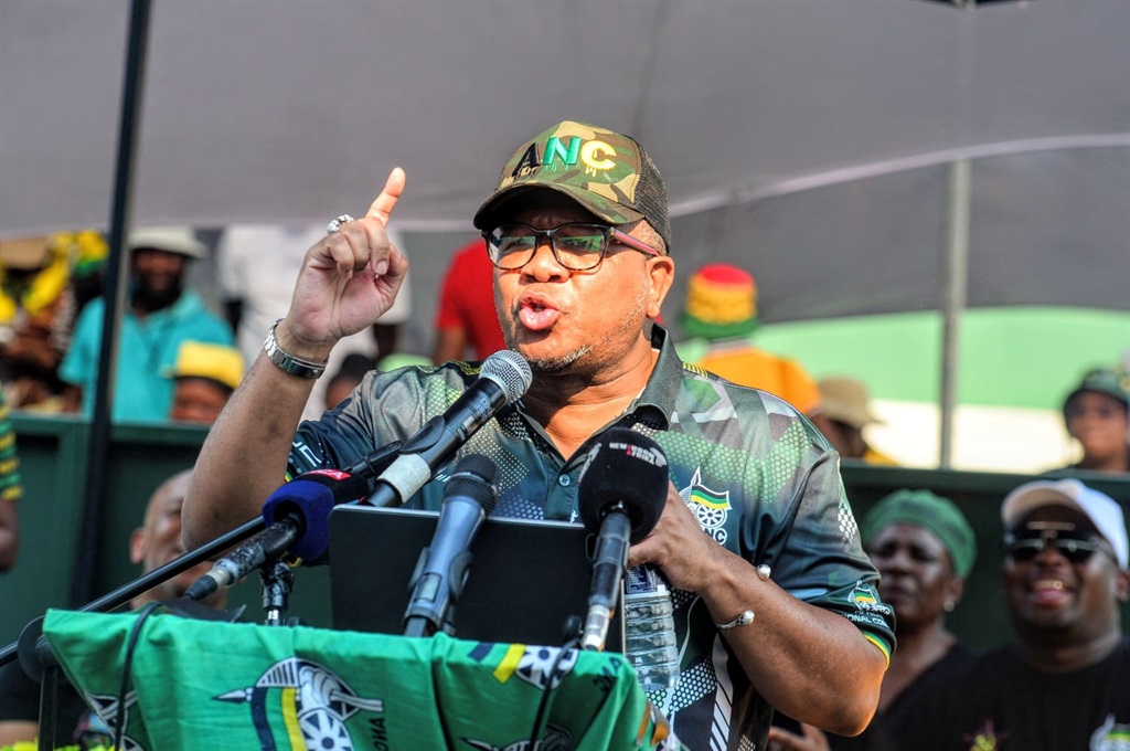 ANC secretary-general Fikile Mbalula promised Hammanskraal residents that the governing party will bring back service delivery. Photo by Raymond Morare