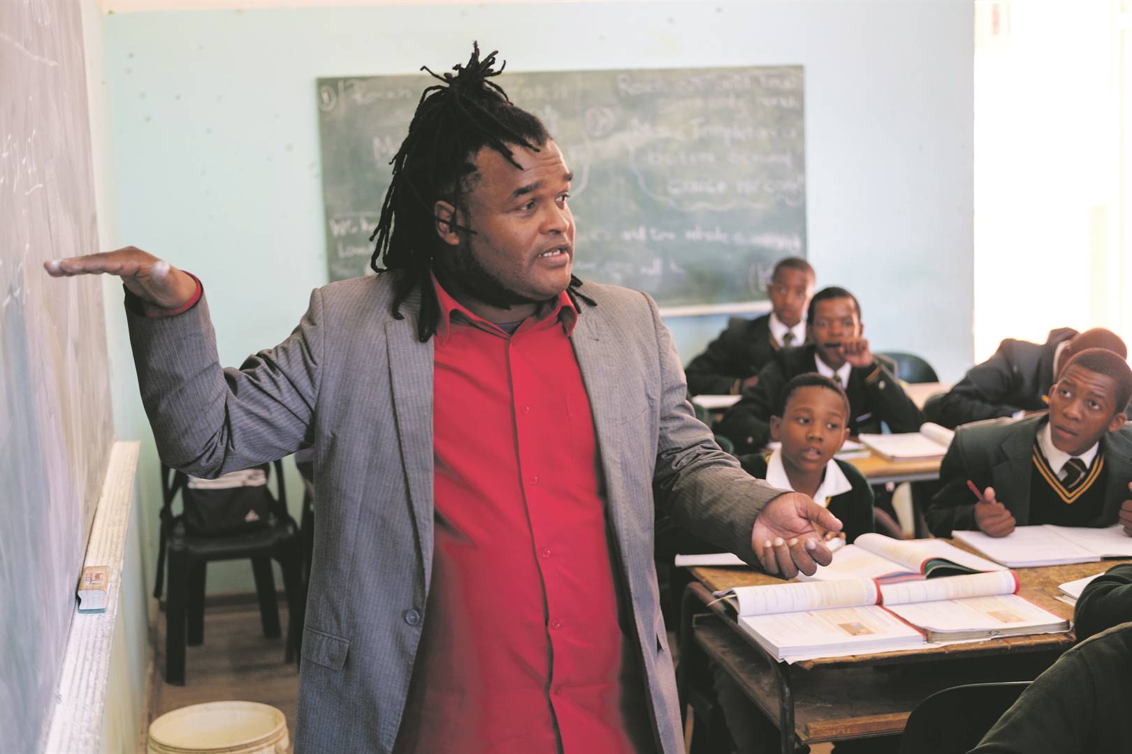 Gideon Williams, mathematics and maths literacy teacher, works at Templeton High School at Bedford in the Eastern Cape Picture: Supplied 