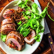  Pork fillet with sun-dried tomatoes