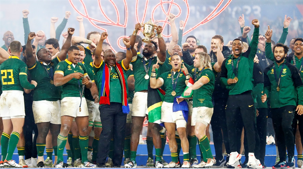 The Springboks are the Rugby World champions. (Photo by Steve Haag/Gallo Images)