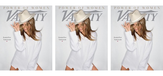 Jennifer Aniston on the cover of Variety. (Photo:  Peggy Sirota via Instagram/variety)
