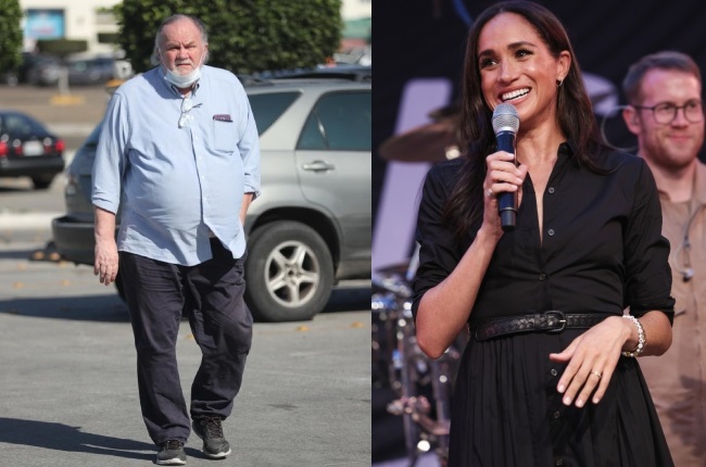 Thomas Markle and his daughter, Meghan Markle, have not spoken in five years, ever since he was bust staging paparazzi pics before her wedding to Prince Harry in May 2018. (PHOTO: Magazinefeatures.co.za/Gallo images/Getty images)