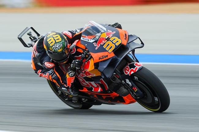 Brad Binder of Red Bull KTM Factory Racing. (Photo by Supakit Wisetanuphong/MB Media/Getty Images)