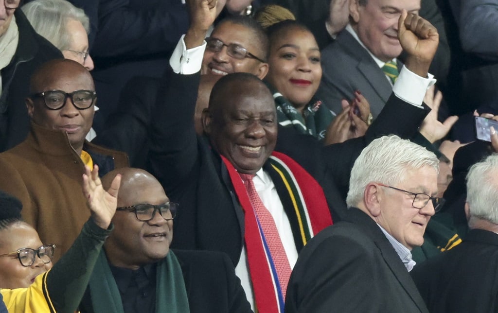 WATCH | Ramaphosa compares adversity Boks faced in retaining World Cup to SA’s economic challenges | News24