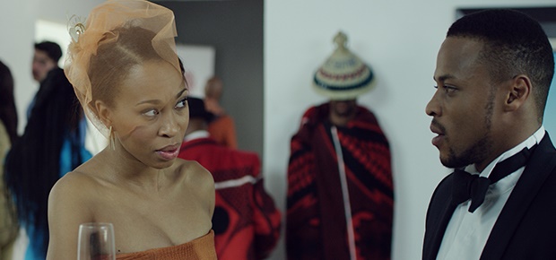 Nondumiso Tembe and Pallance Dladla in 'Zulu Wedding.' (Film Infinity)