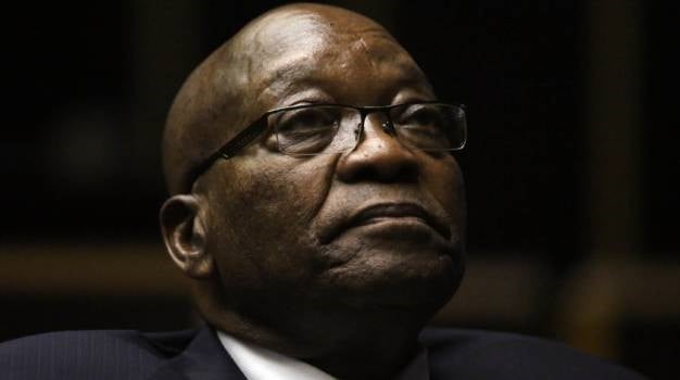 Jacob Zuma is seen inside the Pietermaritzburg High Court during his hearing for an application for a permanent stay of prosecution. (Thulie Dlamini, Gallo Images, Sowetan, file)