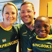 'It's his absolute passion': Bok-loving Joburg kid scores global fame after viral James Brown hit