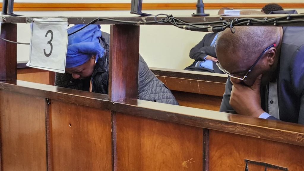 Dudu Myeni is seen in the dock.