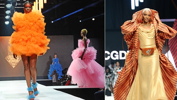 AFI fashion week runway trends. Collage compiled by Phelokazi Mbude