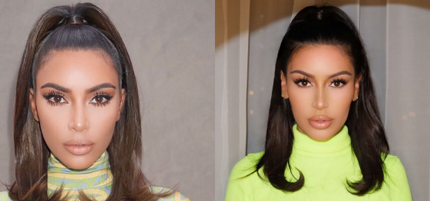 Kim Kardashian and Sonia Ali who looks like Kim (Photos: Instagram/ Kim Kardashian) 