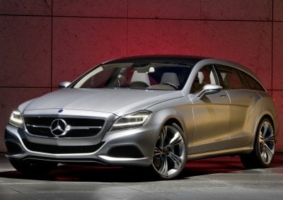 READY TO GO: Mercedes-Benz's stunning Shooting Brake concept will be built from 2012.
