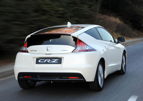 CLEAN SWEEP: The hot Honda CR-Z has earned the distinction of being Japan's Car of the Year for 2010-2011. 