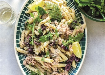 Easy canned tuna pasta