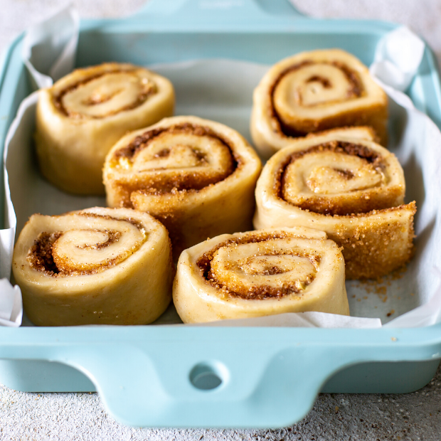 Step-by-step cinnamon buns. Pic 10