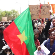 Burkina Faso junta supporters rally to mark its coup anniversary