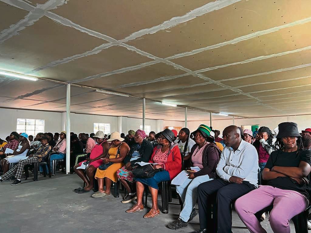 Residents from Ntilini locality in Mthatha attending a dialogue hosted by officials from Road Accident Fund. .