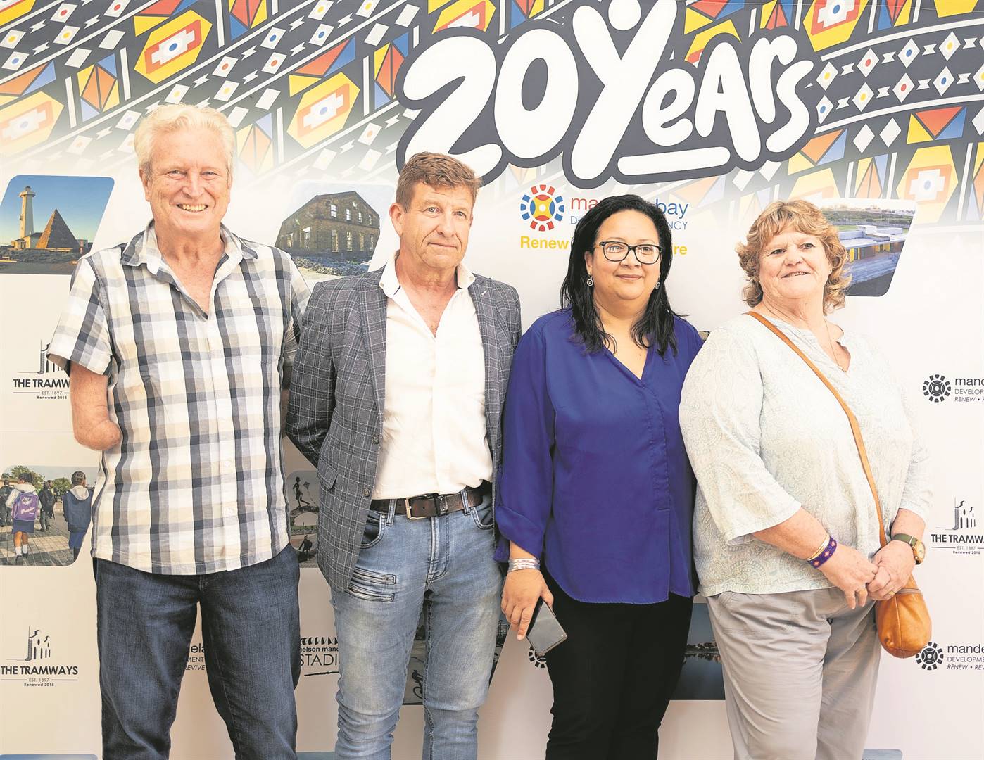 Partners in the Heritage and Tourism Indaba to be held on October 25, from left, Discover Mandela Bay project manager Shaun van Eck, Historical Society of PE chair Graham Taylor, MBDA operations executive Debbie Hendricks, and Mandela Bay Heritage Trust chair Lyn Haller.                                                     