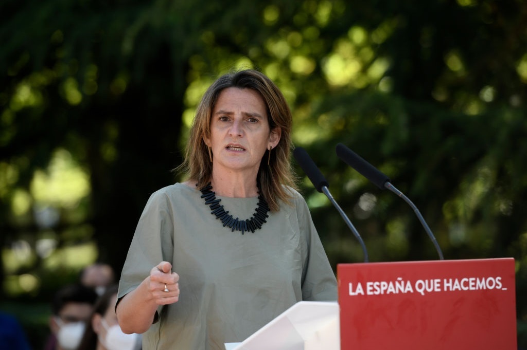 Spain's acting Energy Minister Teresa Ribera.