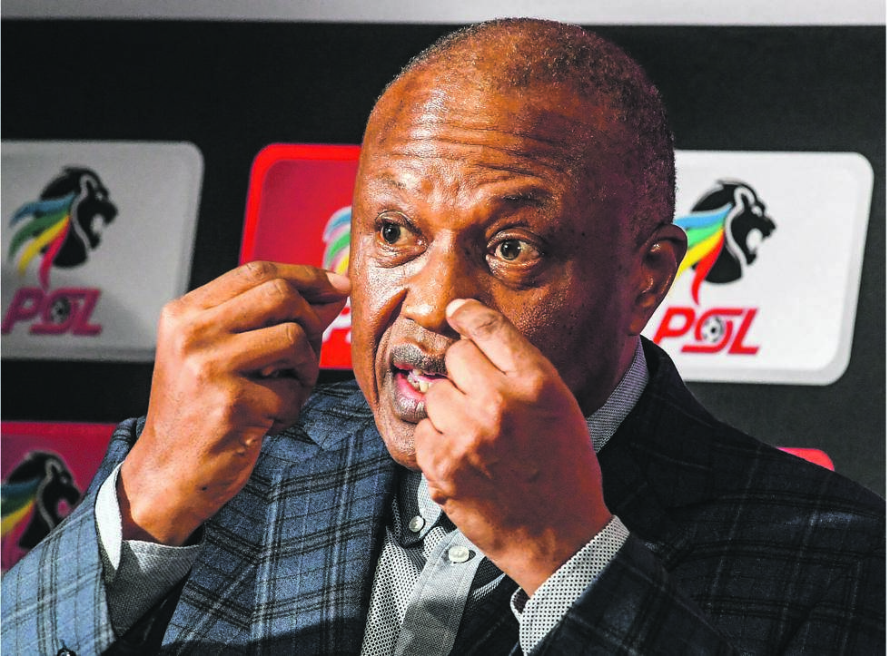PSL chairperson Irvin Khoza said two spots were allocated for the ABC Motsepe League teams in the GladAfrica Championship, adding that the status quo remained. However, he did not elaborate on what would happen if the promotion wasn’t decided by October 9. Picture: Sydney Seshibedi / Gallo Images