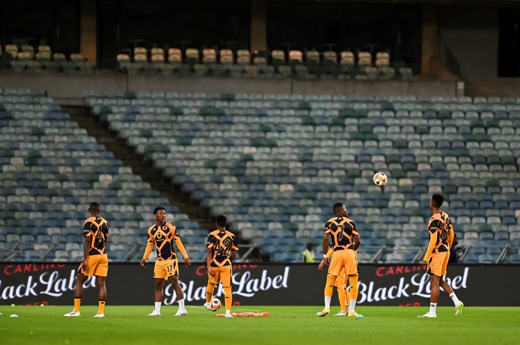 DURBAN, SOUTH AFRICA - SEPTEMBER 27: Warm ups during the DStv Premiership match between Kaizer Chiefs and Sekhukhune United at Moses Mabhida Stadium on September 27, 2023 in Durban, South Africa. (Photo by Darren Stewart/Gallo Images)