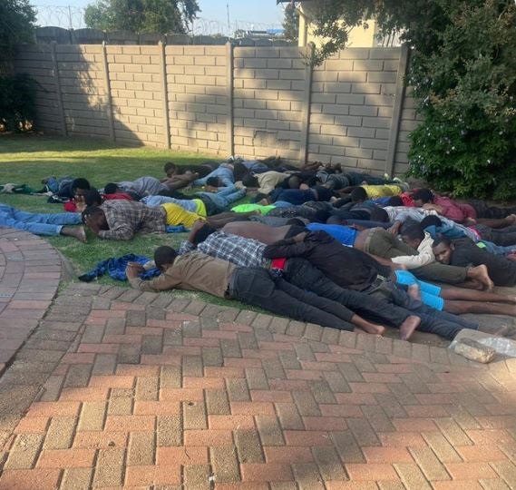 One suspects has been arrested after more than 30 human trafficking victims rescued in Boksburg on Sunday night 3 November.
