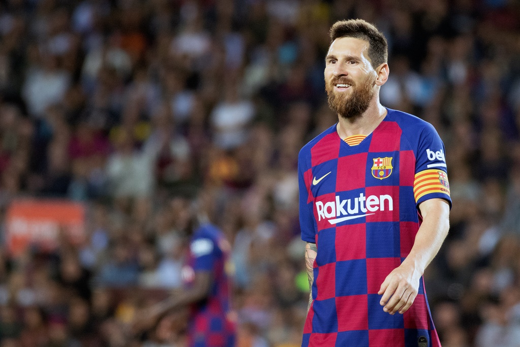 Lionel Messi #10 of Barcelona 
