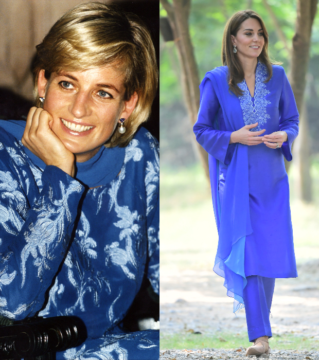 Duchess Kate channelled Princess Diana (Photo: Get