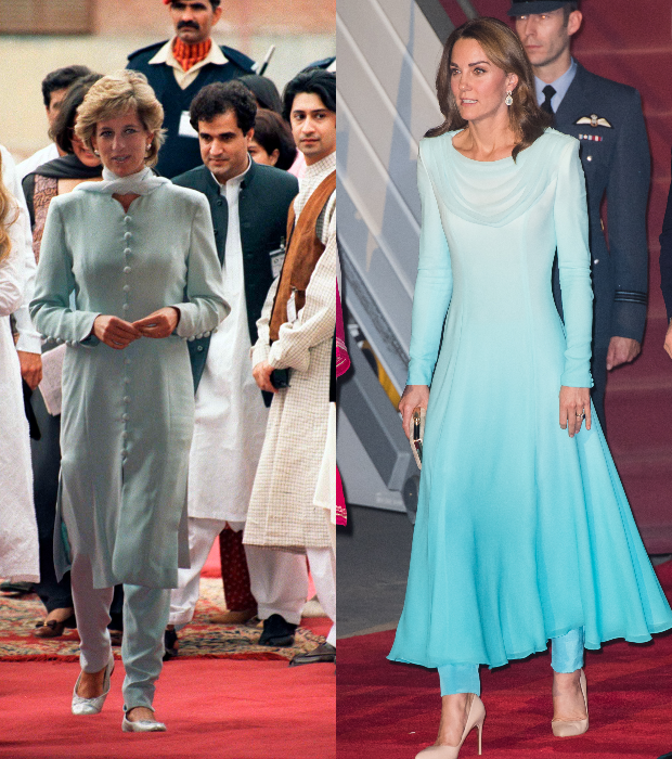 Duchess Kate channelled Princess Diana (Photo: Get