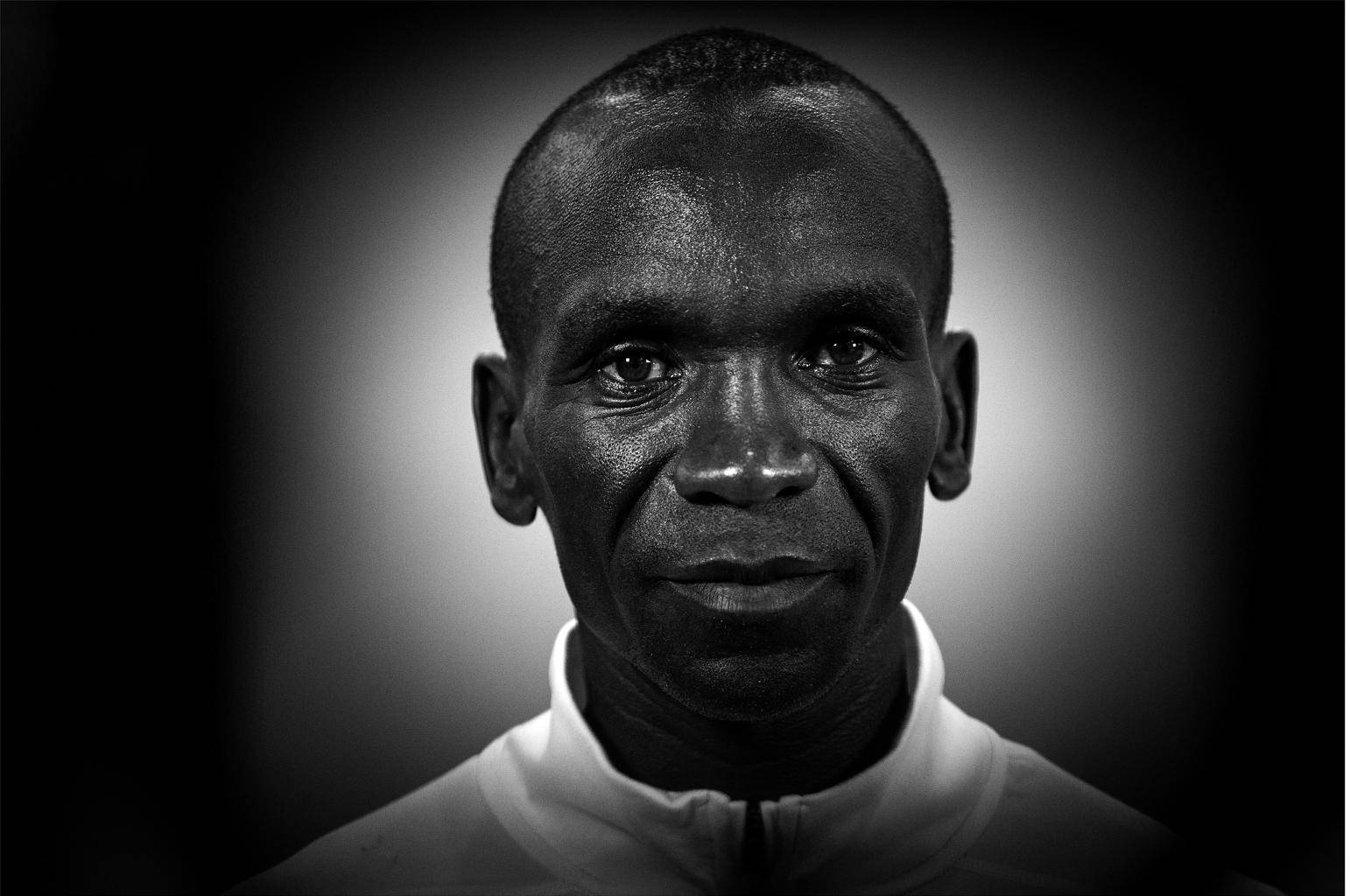 Kenyan long-distance runner Eliud Kipchoge