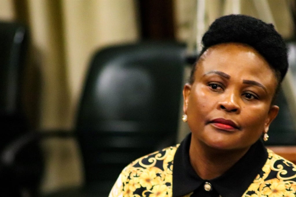 Public Protector Busisiwe Mkhwebane.