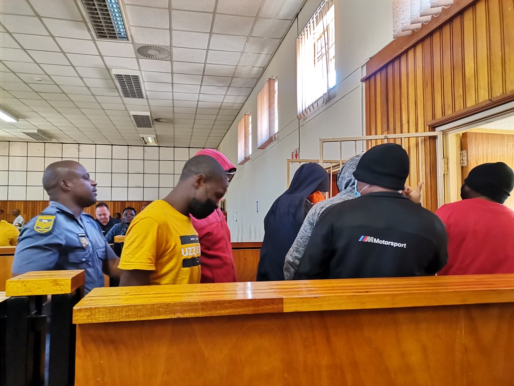 The three Mpumalanga cops and civilians linked to a Cash-In-Transit heist were granted bail. Photo by Bulelwa Ginindza