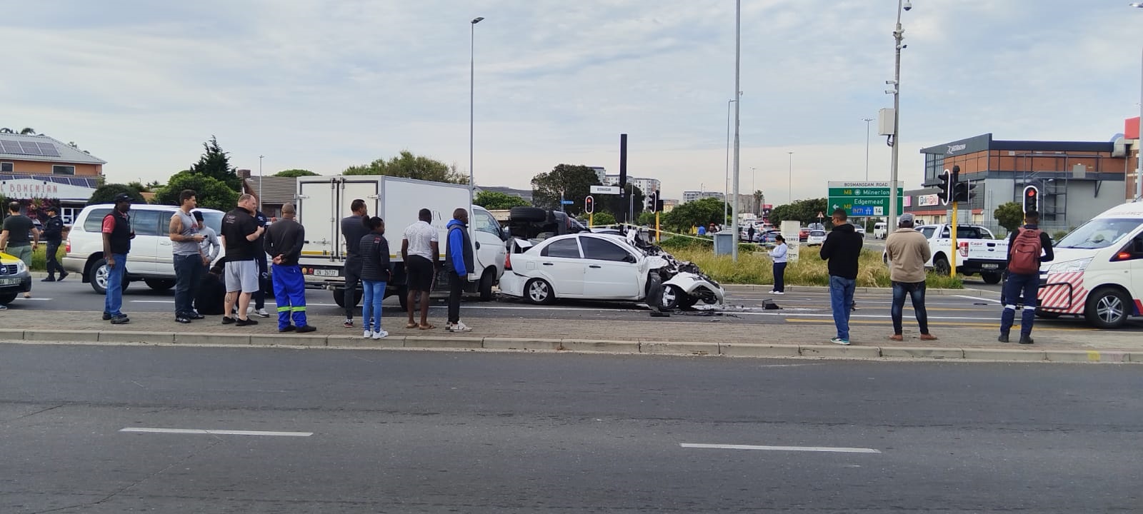 'Shooting' incident in Milnerton results in major accident