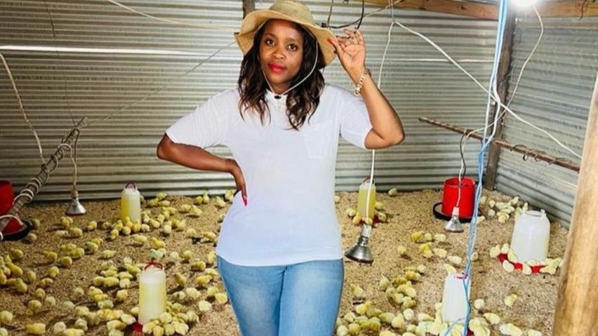 Lebohang Dhludhlu, who has ventured into the poultry business full-time. Photos: Supplied 