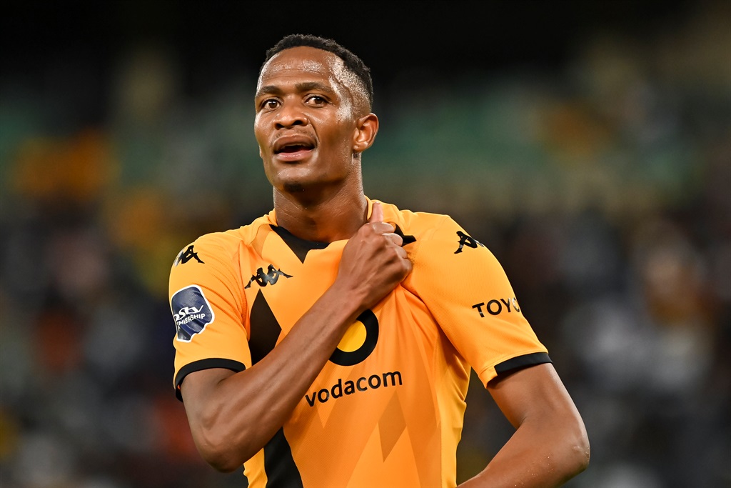 DURBAN, SOUTH AFRICA - SEPTEMBER 27: George Matlou of Kaizer Chiefs during the DStv Premiership match between Kaizer Chiefs and Sekhukhune United at Moses Mabhida Stadium on September 27, 2023 in Durban, South Africa. (Photo by Darren Stewart/Gallo Images),Ð{