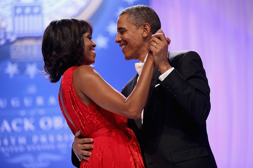 Former US President Barack Obama and first lady Michelle Obama 