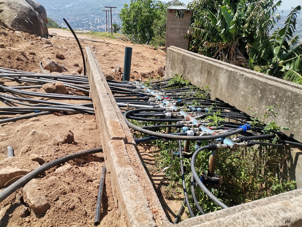 The City of Mbombela is on a mission to end illegal water connections in KaBokweni.  Photo by Bulelwa Ginindza