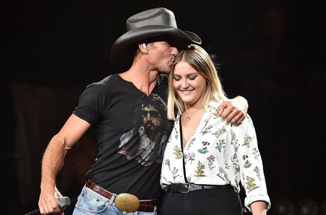 Tim McGraw with daughter Gracie.
