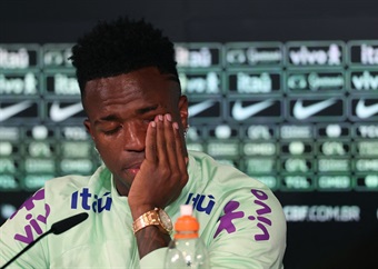 WATCH | Brazil's Vinicius in tears: 'Racism reducing my desire to play football'