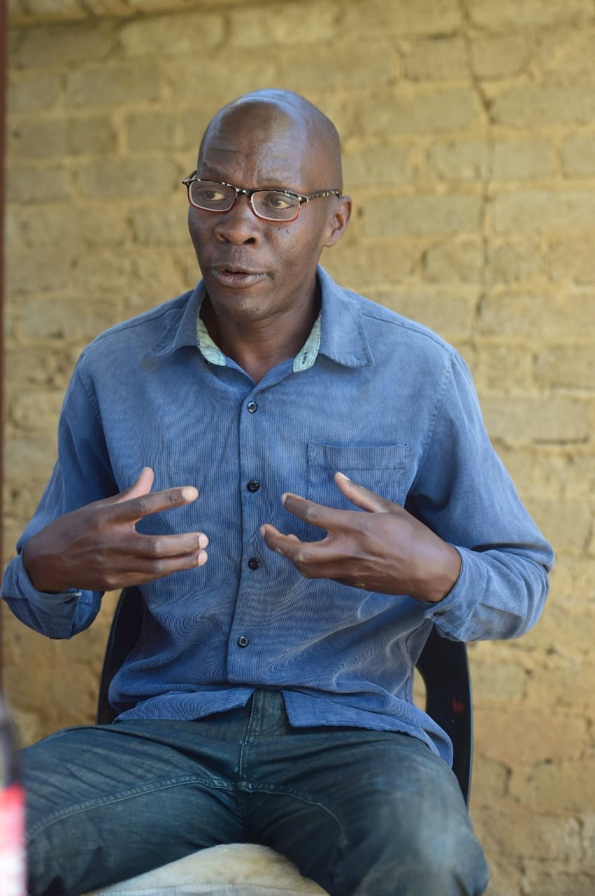 Madala Mike Kabanda (50) from New Eesterust in Tsh