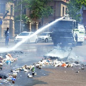  PICS: Cosatu members clash with cops! 