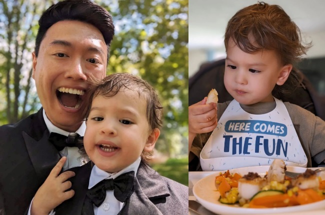 Salmon, lobster and scallops: this two-year-old eats better than you