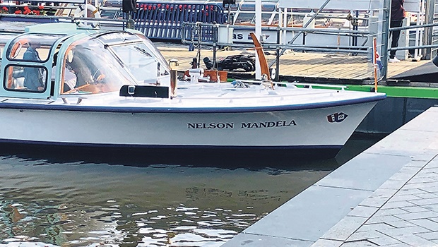 The Nelson Mandela Canal Boat – a little bit of Af