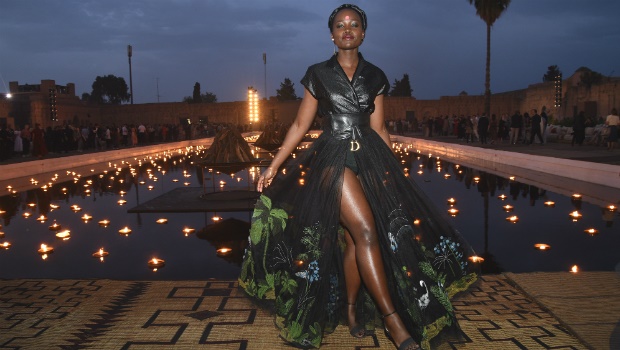 Lupita Nyong'o attends the Christian Dior Couture S/S20 Cruise Collection. Photo by Stephane Cardinale - Corbis/Corbis