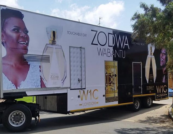 Zodwa's perfume range